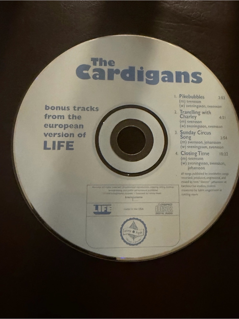 — Life (European Bonus Tracks) CD — White